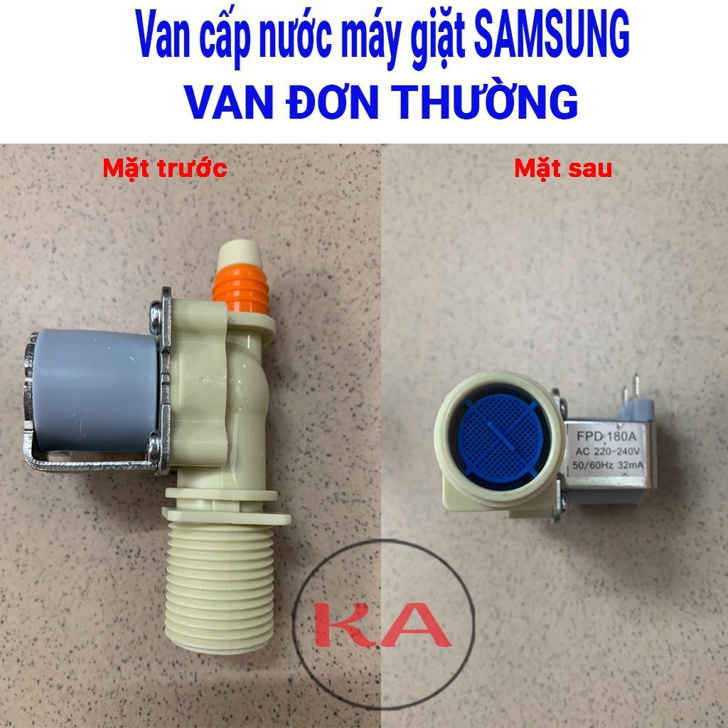 Van cấp nước đơn dùng cho máy giặt .Samsung AC 220V / DC 12V