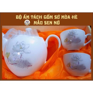 BỘ ẤM CHÉN PHA TRÀ MÙA HÈ  - GỐM SỨ CAO CẤP