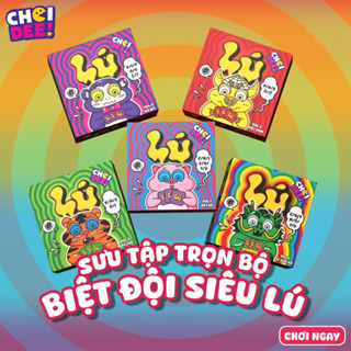 Bộ bài Lú Choidee, Board Game giải đố ngôn từ cực lú, bài meme vua tiếng Việt hài hước chơi nhóm cùng bạn bè 80 lá