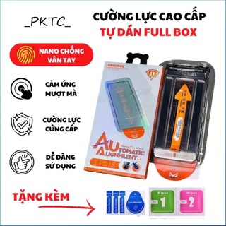 Đã có iPhone 17 Kính Cường Lực Tự Dán dành cho iPhone TỰ LẤY BỤI, Chống nhìn trộm X s 17 16 15 14 13 12 11 plus pro max