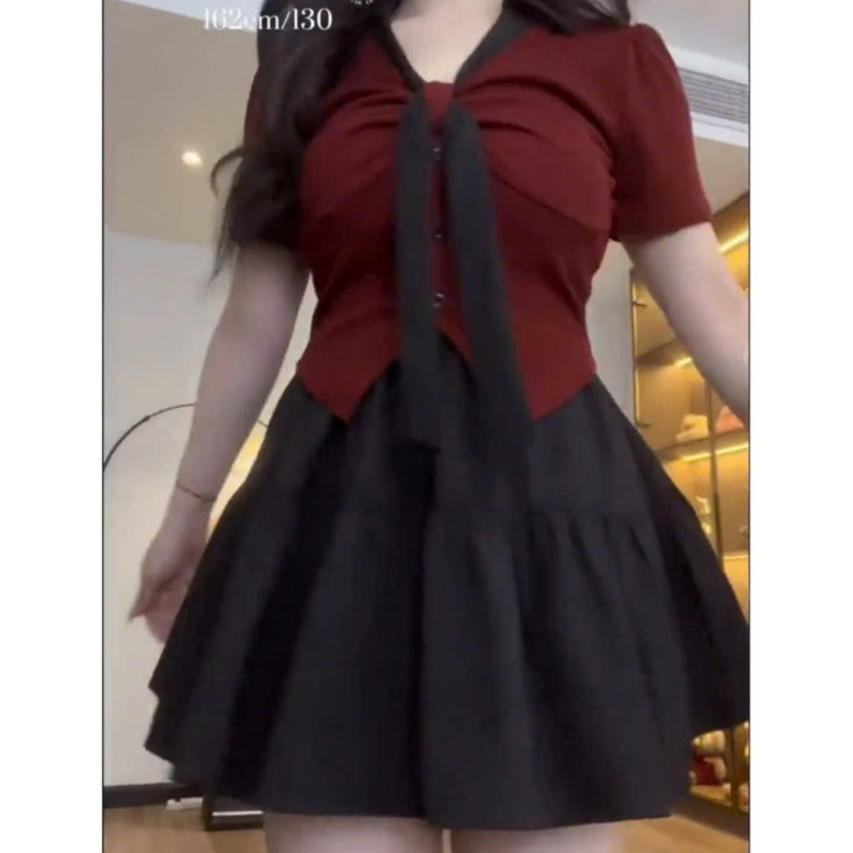 Áo Thun Phối Cổ Sơ Mi Nữ Chất Thun Cao Cấp Co Giãn 4 Chiều Form Dễ Thương Dễ Mặc - Women | BigBuy360 - bigbuy360.vn