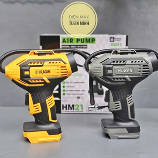 Máy bơm hơi pin HUKAN HM21-G1Z1000, Bơm lốp ô tô, xe đạp, xe máy, phao bơi, đệm khí