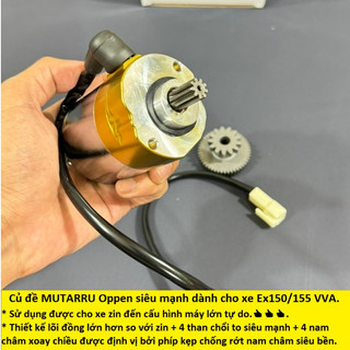 Củ đề Open MUTARRU siêu mạnh bền dành cho xe Ex150