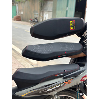 Yên gọt 2 tầng lắp như zin cho xe wave 50-100-110 ( nguyên cả 1 chiếc yên mút vàng liên á)