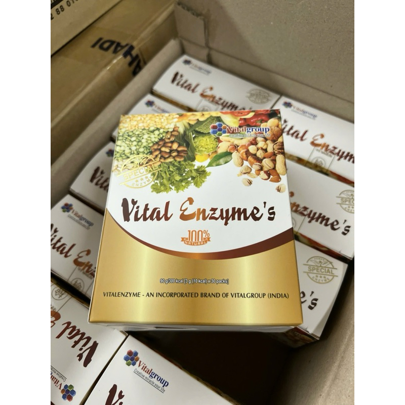 [ 1 thùng 12 hộp ] Vital enzyme's Vital group hỗ trợ chuyển hoá dinh dưỡng tăng sức đề kháng