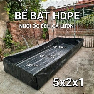 Bể bạt nuôi ốc ếch cá lươn 4x2x1 HDPE