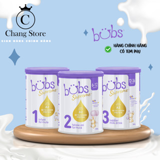 [Voucher extra giảm thêm 10%] Sữa Công Thức Bubs Supreme Đạm A2 Cao Cấp Chính Hãng Đầy Đủ Tem Phụ Lon 800g