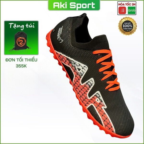 Giày Đá Bóng MTC Vapor 15 Pro Đen Cam thể thao chính hãng - AZ006