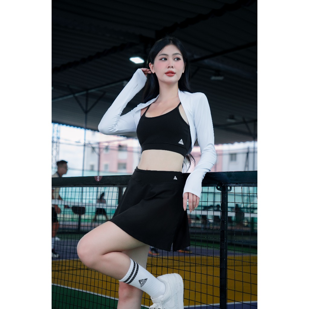 Chân váy ngắn thể thao nữ Fitme GOC may 2 lớp kèm quần bảo hộ chơi pickleball, tennis, cầu lông VSFM01 | BigBuy360 - bigbuy360.vn