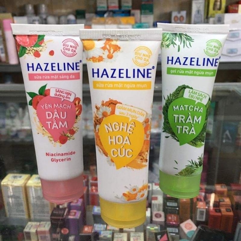sữa rửa mặt hazeline nhỏ 50g