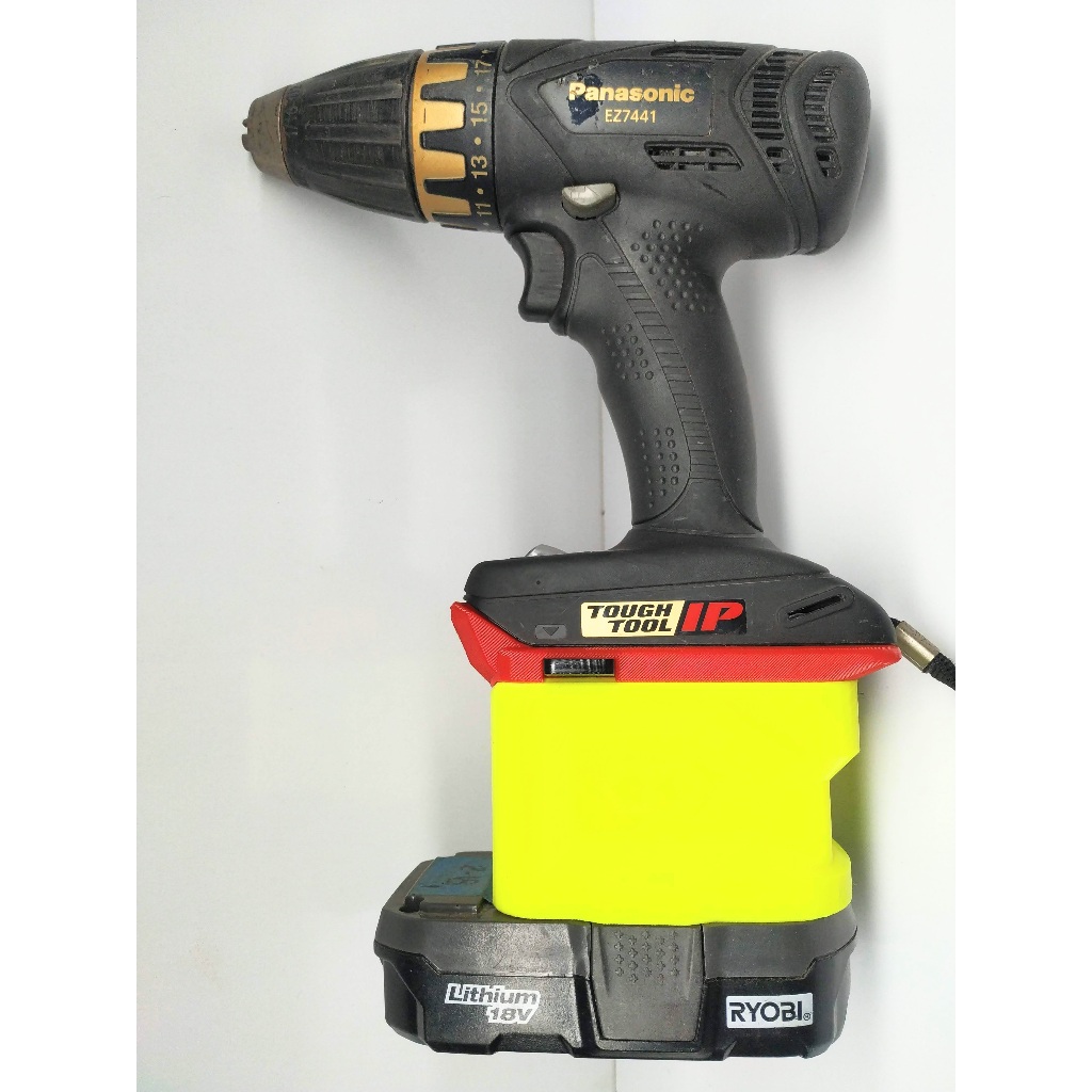 Đế chuyển pin RYOBI 18v cho máy Panasonic National 14 18v