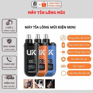  Máy tỉa lông mũi tỉa lông mũi UNKO máy cắt lông mũi sạc pin không đau chống nước nhỏ gọn tiện lợi 
