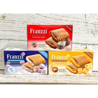  Bánh Cuộn Trứng Giòn Nhân Kem Franzzi Hộp Giấy 100g 