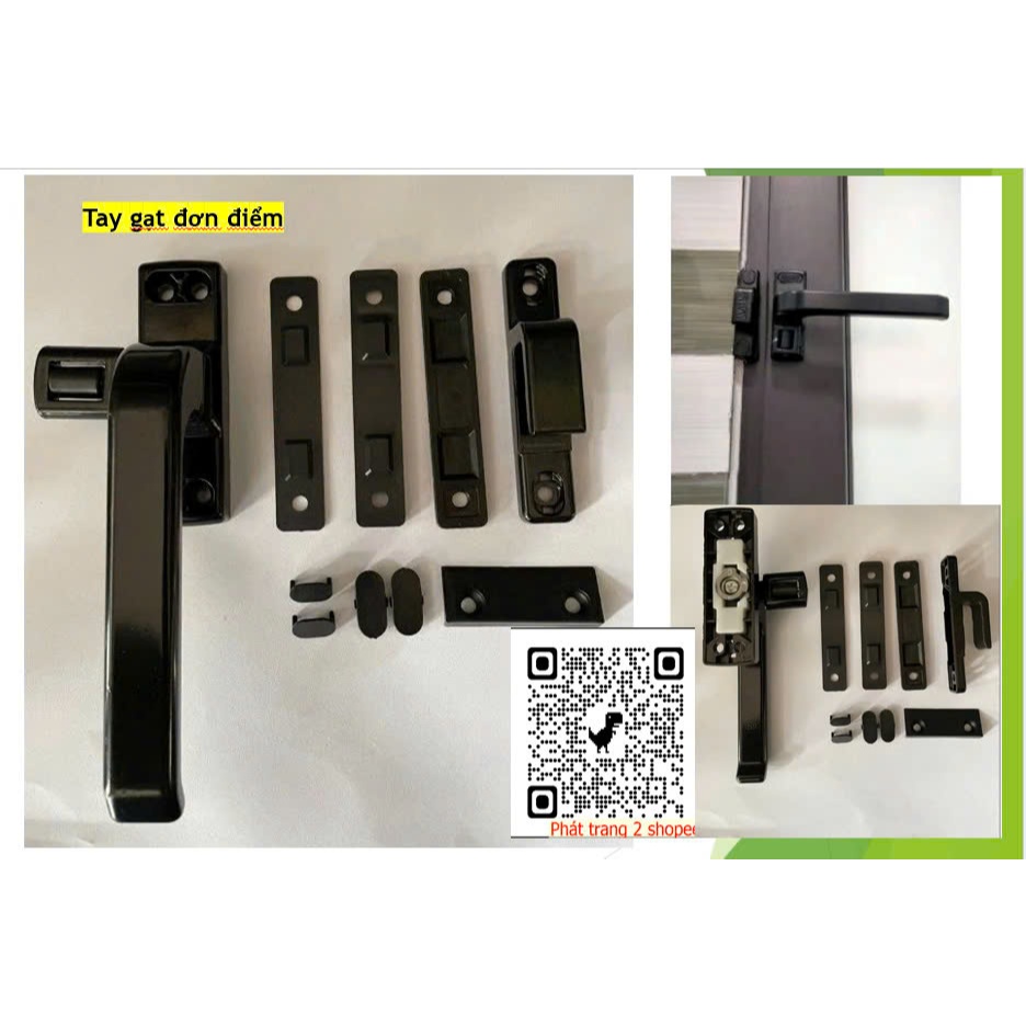 [Giá hủy diệt] [Ảnh thật] Tay gạt cửa nhôm-tay cài cửa nhôm KINLONG-TAY ĐƠN ĐIỂM KINLONG-Tay gạt