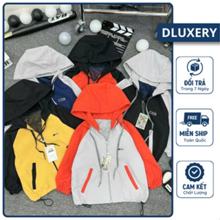 Áo gió bé trai 2 lớp chất vải gió dày dặn, áo khoác gió bé trai có mũ 2 lớp xinh xắn đáng yêu