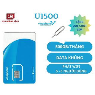 SIM 4G VINAPHONE U150/U1500 - Không Chia Ngày Sử Dụng, Tiện Lợi & 500GB/Tháng