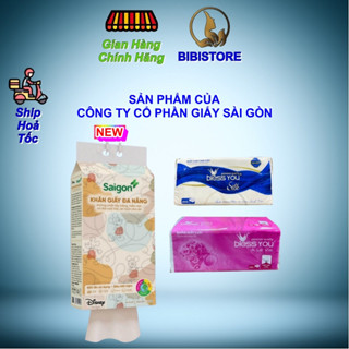 Khăn Giấy Lụa Rút 2 Lớp Bless You Silk 200 Tờ/ Hồng À La Vie 250 Tờ/ Giấy Rút Treo Tường Saigon 500 Tờ