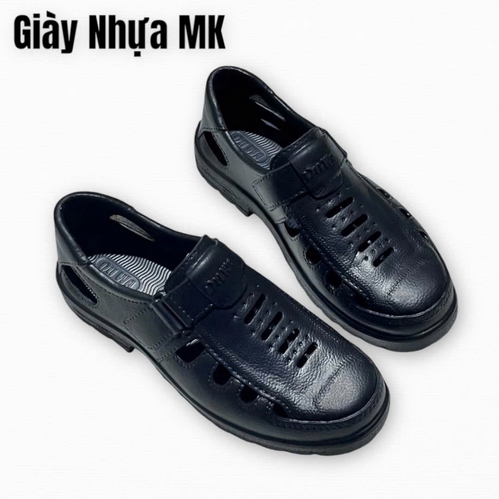 Giày lười nam đi mưa đi làm DUWA gl053 chất nhựa eva siêu nhẹ bền đẹp êm chân thoáng khí