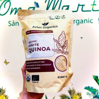 [Aztec Organics] Hạt Diêm Mạch Trắng Hữu Cơ 1kg
