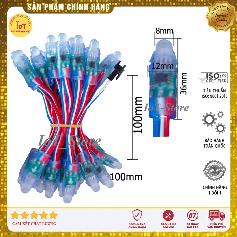 Led 1903 Full Color Chống Nước IP68, Dùng Làm Led Pháo Hoa, Trang Trí Sân Vườn Ngoài Trời