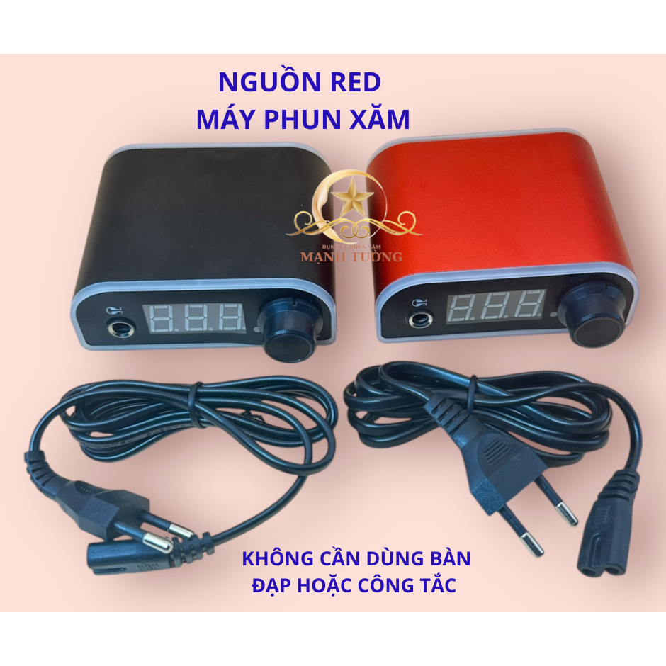 nguồn red máy phun xăm nguồn pen và các dòng máy phổ thông