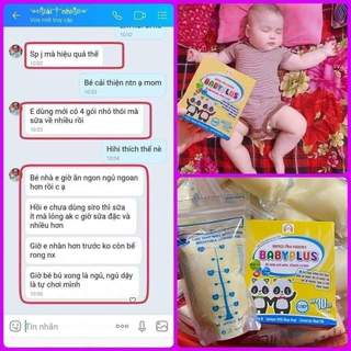 [MUA 1 TẶNG 1] Siro Ăn Ngon Babyplus Hapi hộp 30 gói- Hỗ Trợ Bé Ăn Ngoan, Ngủ Ngoan, Tiêu Hoá Tốt