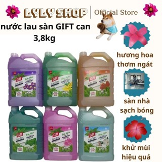 #nước lau sàn girt can 3.8kg hương ylan,lyly,iric,tulip,bạc hà
