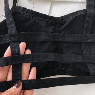 Áo bra 3 Dây Đan chất cotton (áo bra học sinh)