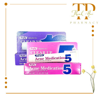 Kem giảm mụn Clear Up Acne Medication - Benzoyl peroxide