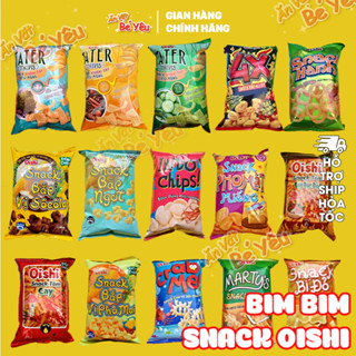 (Hỏa tốc HN 68g) Bim bim oishi bánh snack Oishi® nhiều loại và đủ vị gói 68gram siêu to khổng lồ