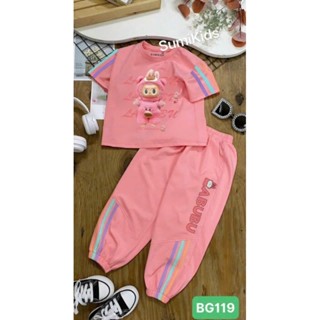 💞 Bộ Thun Bé Gái Đồ Bộ Labubu Hottend 13kg Đến 40kg ☘️☘️