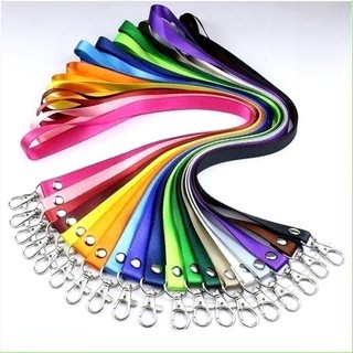 Dây đeo thẻ lụa móc xoay bản rộng 1.5cm (1 dây)