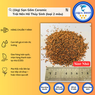 (1kg) Sạn Gốm Ceramic Trải Nền Hồ Thủy Sinh (loại 2 màu)