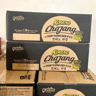 (Thùng 20 gói) Mì trộn tương đen (3 vị) Koreno 78g.