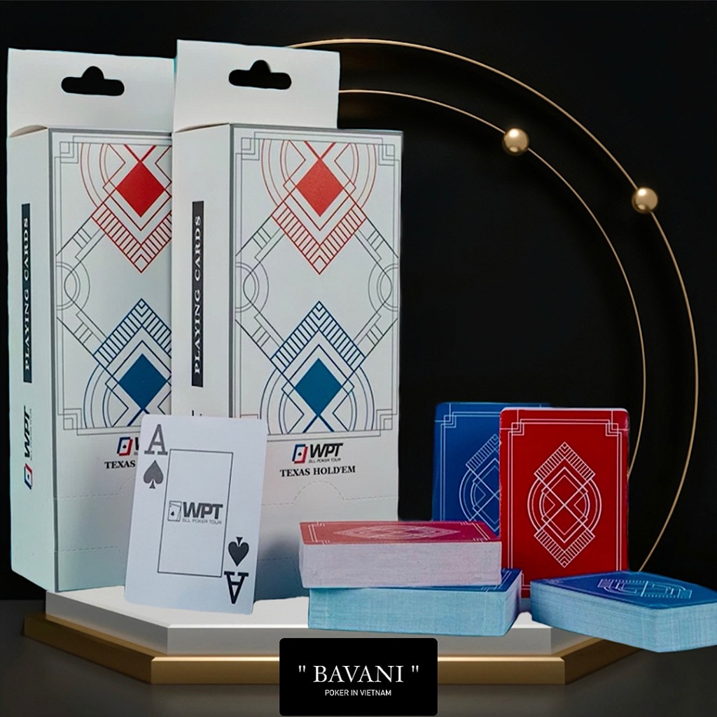 Combo 10 Bộ Bài Poker, Bài Tây WPT MYSTERY Cao Cấp Hàng Chính Hãng