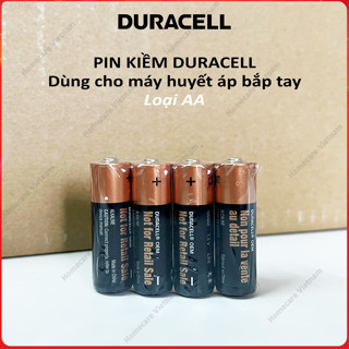 Pin Duracell AA Chính hãng ⚡ Vỉ 4 viên, sử dụng cho máy đo huyết áp bắp tay OMRON