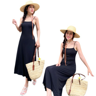 Đầm Maxi H67 Nữ Hai Dây Có Bigsize Thun Lạnh 2 Lớp Xoè nhẹ Tôn Dáng