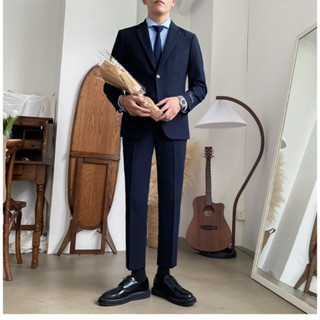 Blazer, Bộ Vest Nam KAI Store Vest Nam, Blazer Nam Thời Trang Thiết Kế Đơn Giản 2 Nút Trẻ Trung BL09