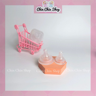 Núm ti silicon thay thế bình sữa cổ rộng/hẹp