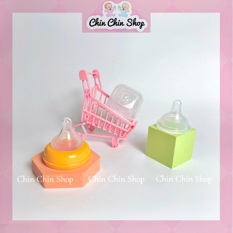 Núm ti siêu mềm thay thế bình sữa cổ rộng (C01)
