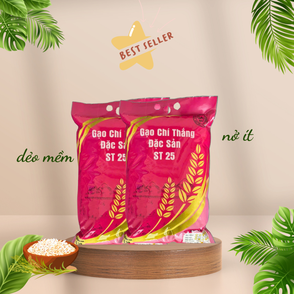 10kg gạo st25 dẻo nhiều mềm cơm