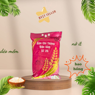  Gạo st25 túi 5kg gạo thơm thượng hạng hàng cao cấp 