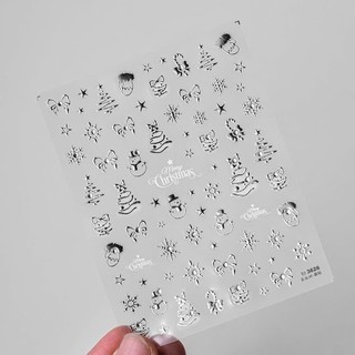 Sticker Dán móng Noel Giáng sinh (Tổng hợp mẫu)