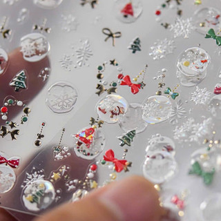 Sticker Dán móng Noel Giáng sinh (Tổng hợp mẫu)