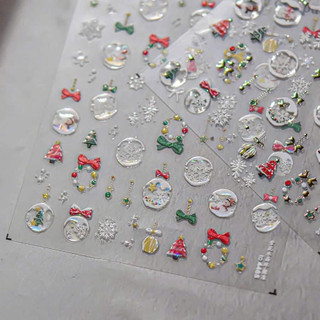 Sticker Dán móng Noel Giáng sinh (Tổng hợp mẫu)