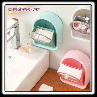 Hộp đựng bông tẩy trang chất liệu HIPS đa năng treo tường tiện lợi 👍freeship🐯