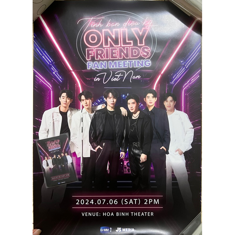 Poster & vé cứng FMT ONLY FRIENDS IN VIETNAM