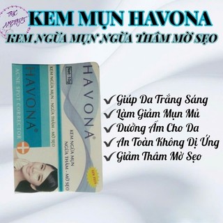 Kem ngừa mụn thâm dị ứng Havona