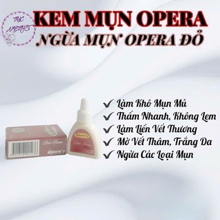 Kem chấm mụn , mờ thâm mụn Opera (đỏ)