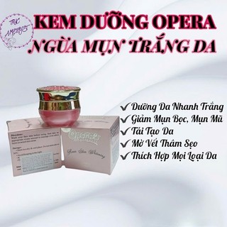 Kem dưỡng trắng da ngừa mụn Opera